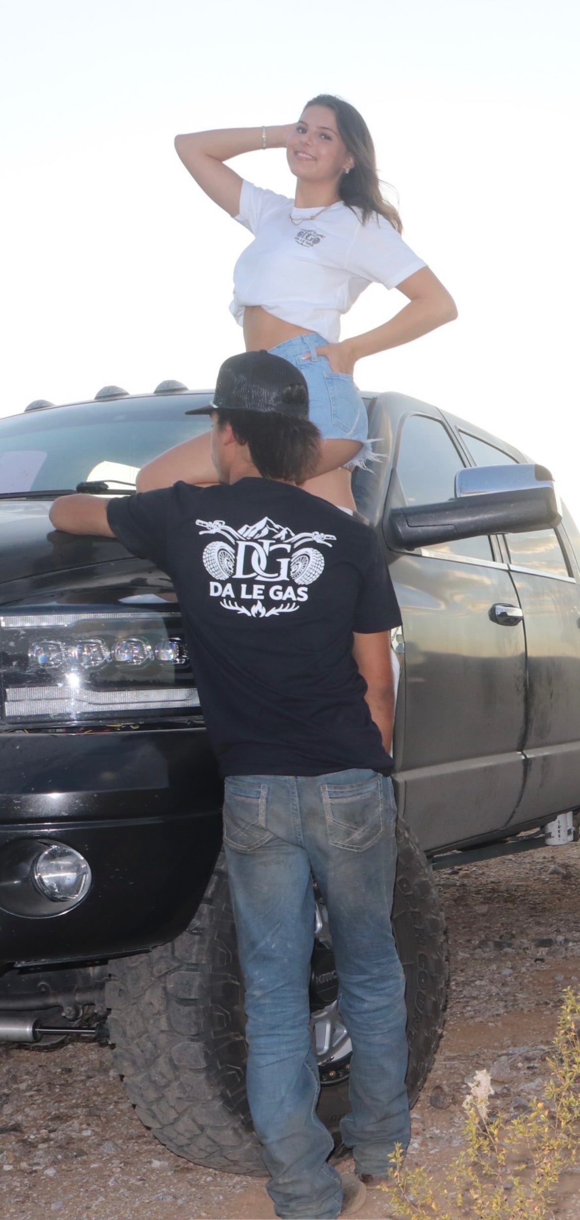 Da Le Gas Classic Black Tee